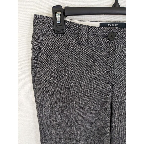 Body by Victoria The Christie Fit Gray Wool Dress Pants Women's Size 4 Tall - Picture 2 of 9